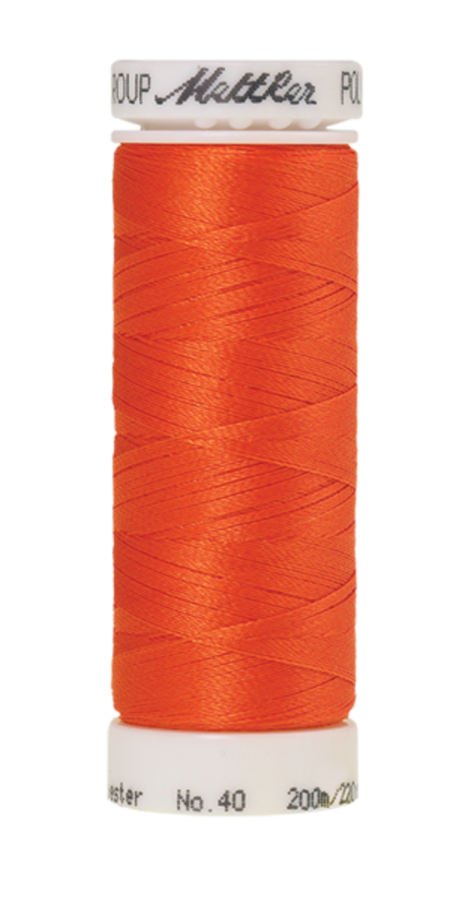 Tangerine (3406-1300) | Poly Sheen (200M / 220Y) | Mettler Thread